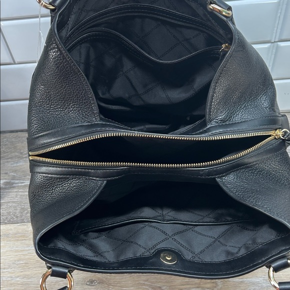 7868 Michael Kors black leather shoulder bag 244567868 - Picture 4 of 14